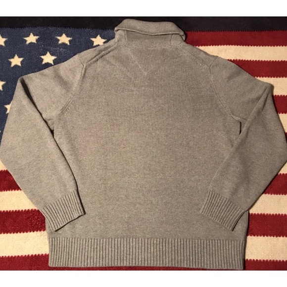 NWOT Vintage Tommy Hilfiger Sweater Shawl L sportsman pwing Hi Tech Rlpc Rlx Cp - Picture 6 of 8